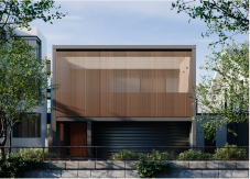 ビルトインガレージの家